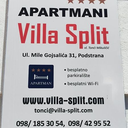 Apartments Villa Split Podstrana Zewnętrze zdjęcie